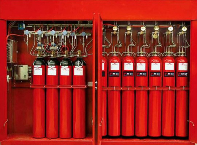 Обслуживание стационарной системы огнетушителей